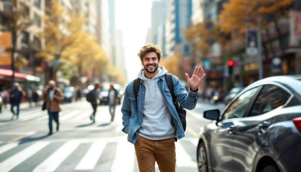 Secondo la psicologia, chi ringrazia le auto attraversando la strada ha queste caratteristiche