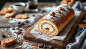 Rotolo al tiramisù senza forno: la ricetta che sa di pasticceria fatta in casa