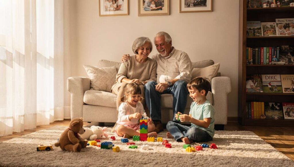 Il 68% dei nonni italiani vede i nipoti ogni settimana: la psicologia spiega perché conta così tanto